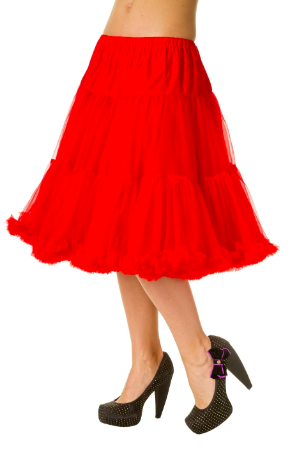 BANNED RETRO Starlite Petticoat Red