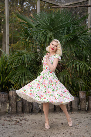 HEARTS ROSES LONDON Larissa Floral Swing Dress